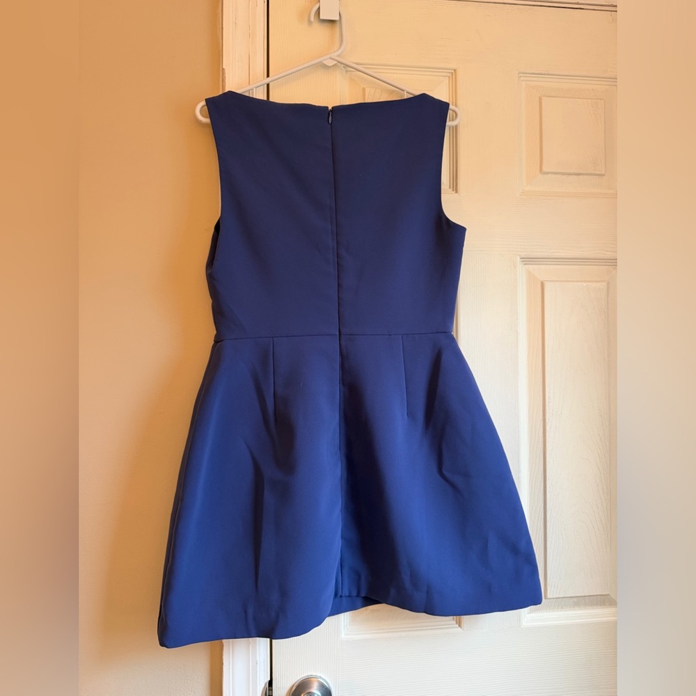 Amanda Uprichard Banco Dress Royal blue - Picture 2 of 3